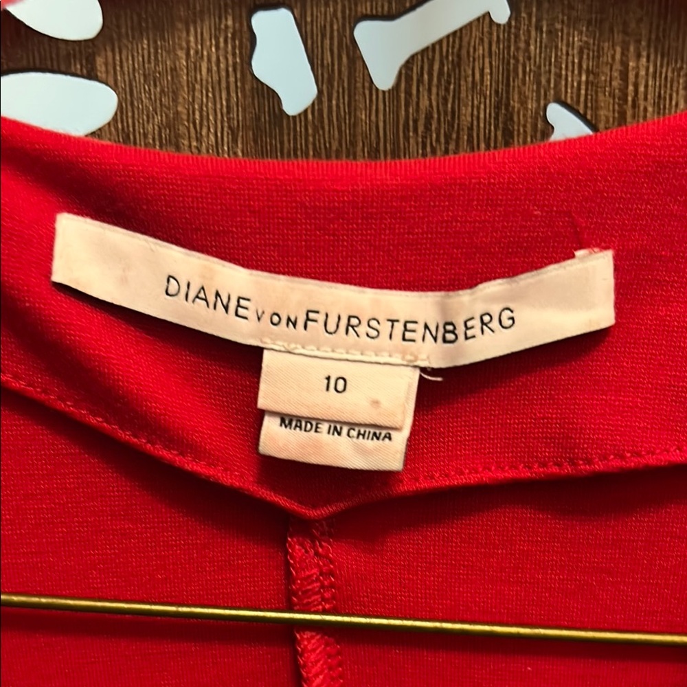 Red Dress by Diane von Furstenberg